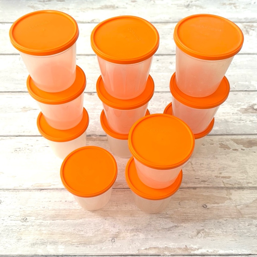Corning Storage Containers Cylindrical Measuring Cups  Baking Kitchen 12ct